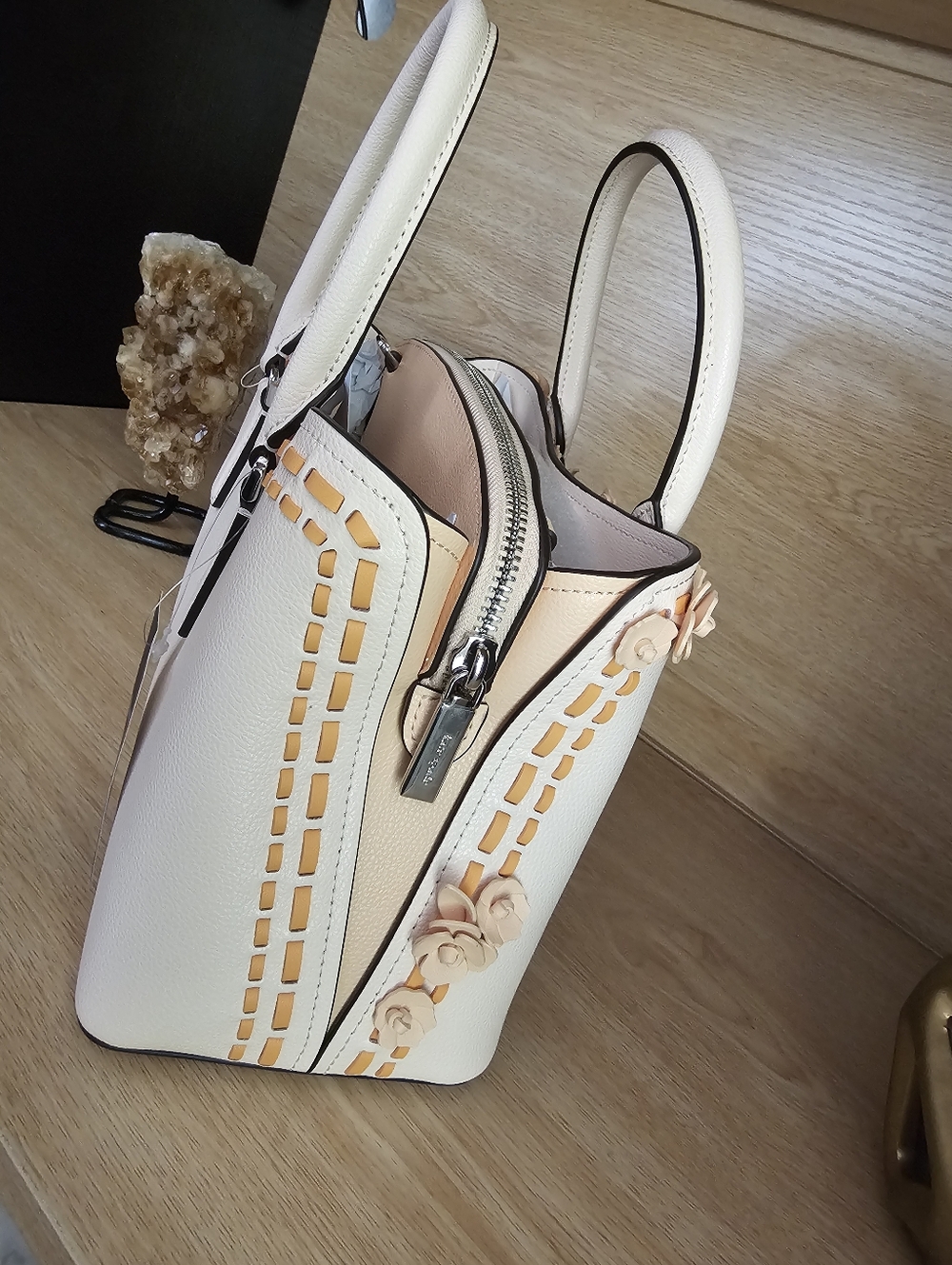 kate spade Thompson Street Floral Small Satchel Bag. - Picture 6 of 13